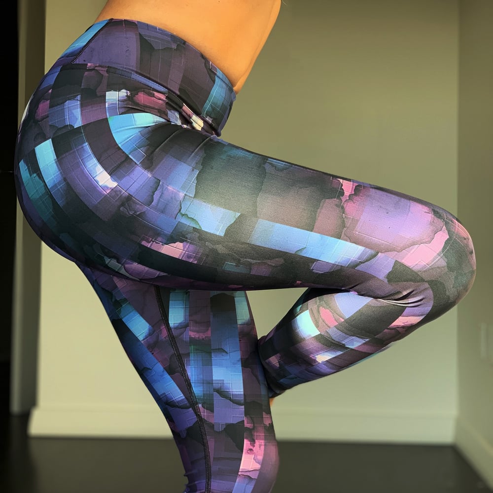 Image of Pixel Yoga Pants