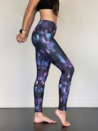 Image 3 of Pixel Yoga Pants
