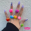 Kawaii Kat Chunky Rings