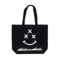 Image 1 of Smiling Flames Tote - Black