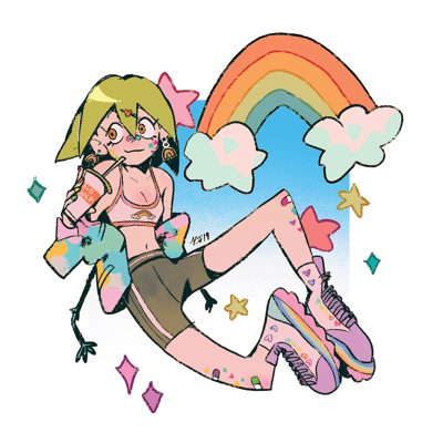 Image of FF Square Print