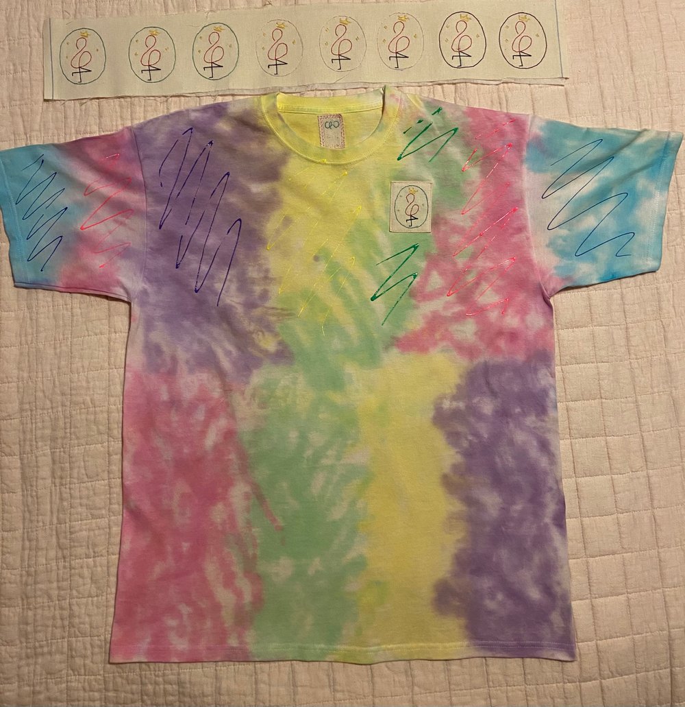 Puffy Paint Rainbow Shirt