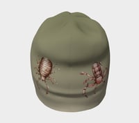 Image 2 of Arachnids beanie hat - green