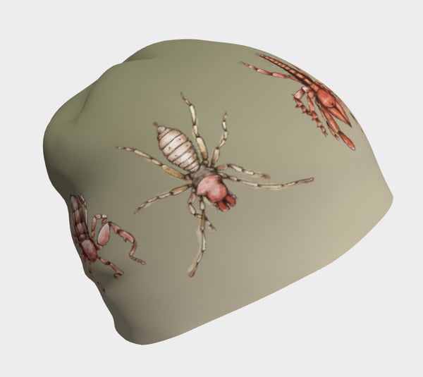 Image of Arachnids beanie hat - green