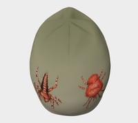 Image 4 of Arachnids beanie hat - green