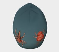 Image 2 of Arachnids beanie hat - Blue