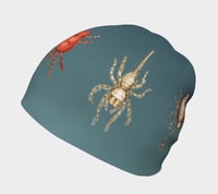 Image 3 of Arachnids beanie hat - Blue
