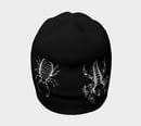 Image 2 of Arachnids beanie hat - black & white