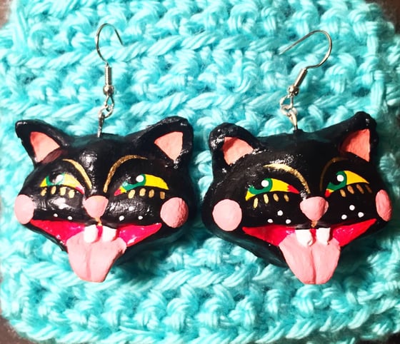Image of Ron the Cat Earrings