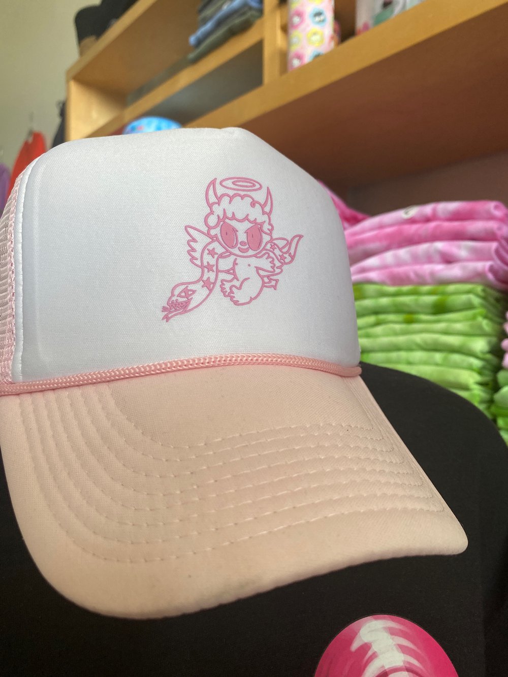 Image of ANGEL/DEVIL BICHOTA SEASON FOAM TRUCKER HAT