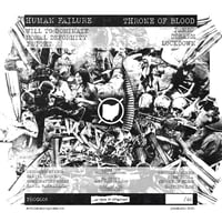 Image 2 of STOCK PILE - HUMAN FAILURE / THRONE OF BLOOD SPLIT 7" LATHE