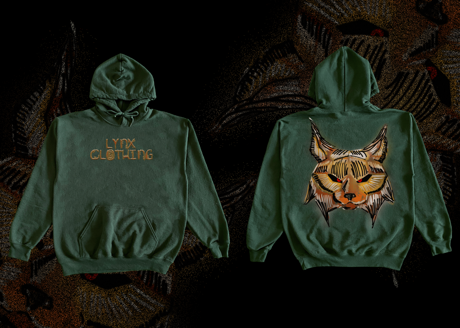 Green animal hoodie Clearance
