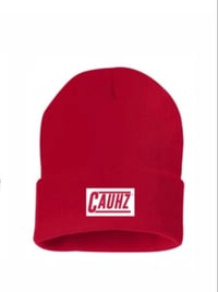 Image 1 of Cauhz™️ Red Logo Stitched Beanie