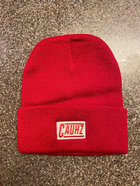 Image 2 of Cauhz™️ Red Logo Stitched Beanie