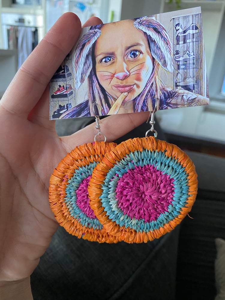 Image of Hand Woven Earrings