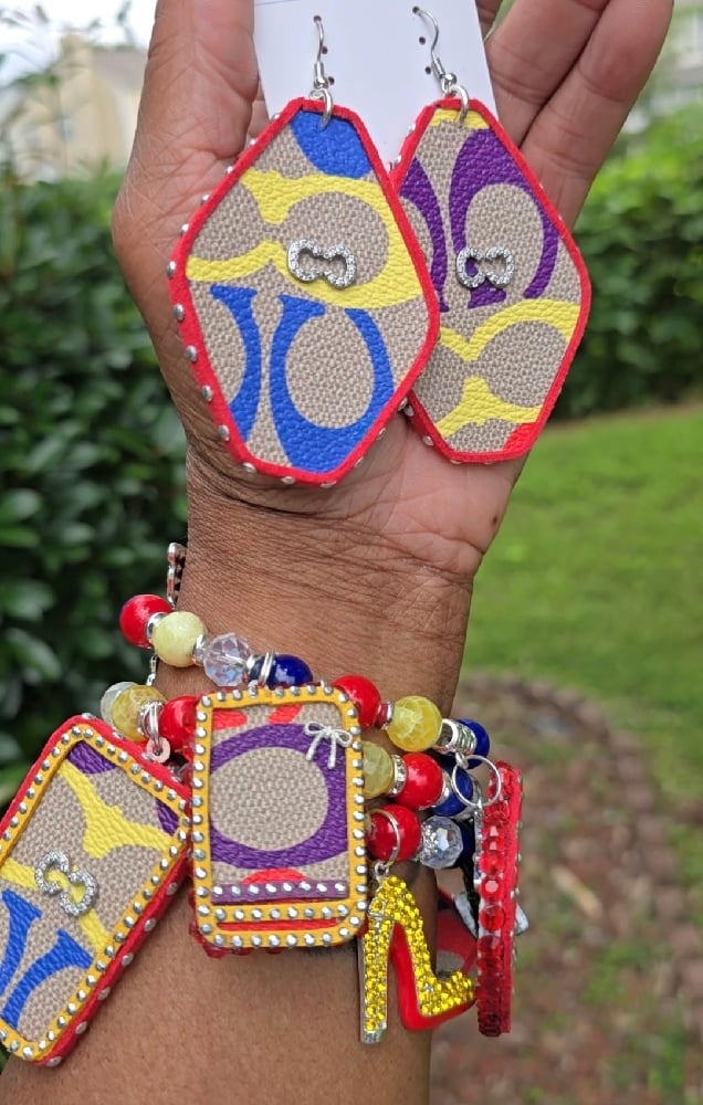 Image of Colorful Earrings n 3 Stack
