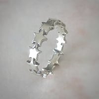 Image 1 of Star Silver Ring