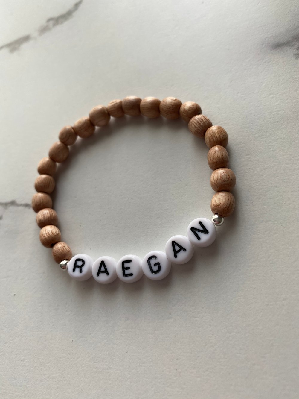 Image of Custom Name Rosewood Bracelet