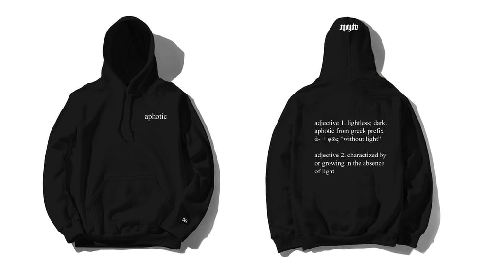 Image of Aphotic // Definition Script Hoodie