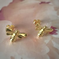 Bumble Bee Gold Studs