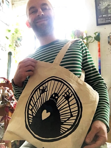 Image of Matthew Robins ROBOT tote-bag