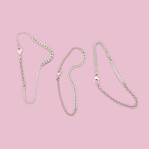 Image of SILVER RECYCLING BRACELETS