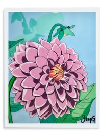 Dahlia - Pink - 30x40