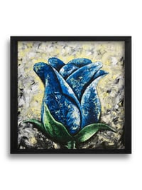 Blue Flower - 30x30