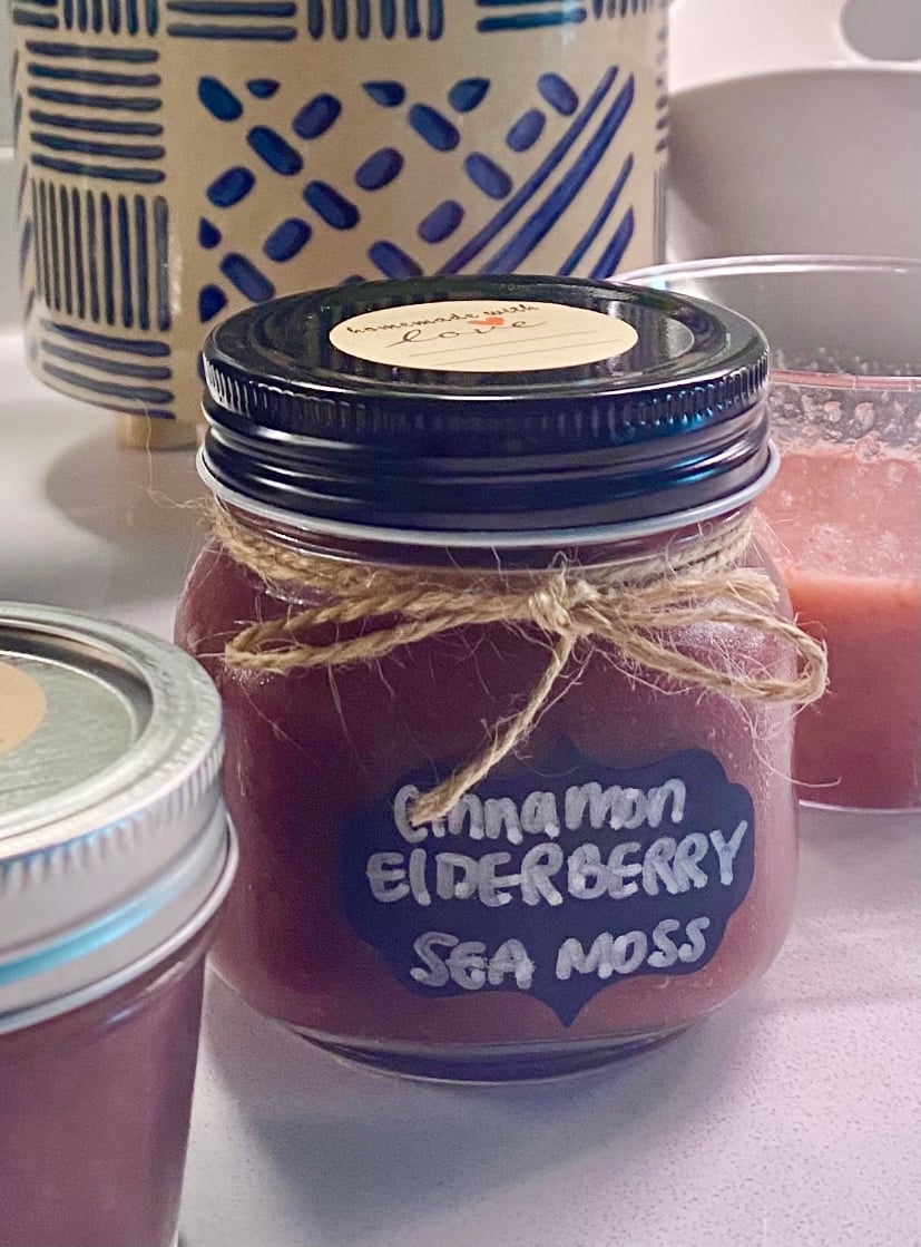 Image of 8oz Cinnamon Elderberry Seamoss 