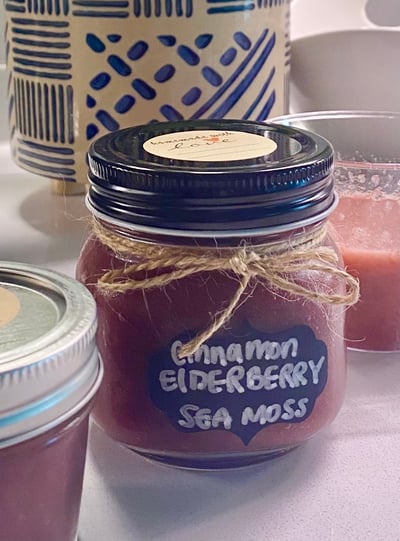 Image of 8oz Cinnamon Elderberry Seamoss 