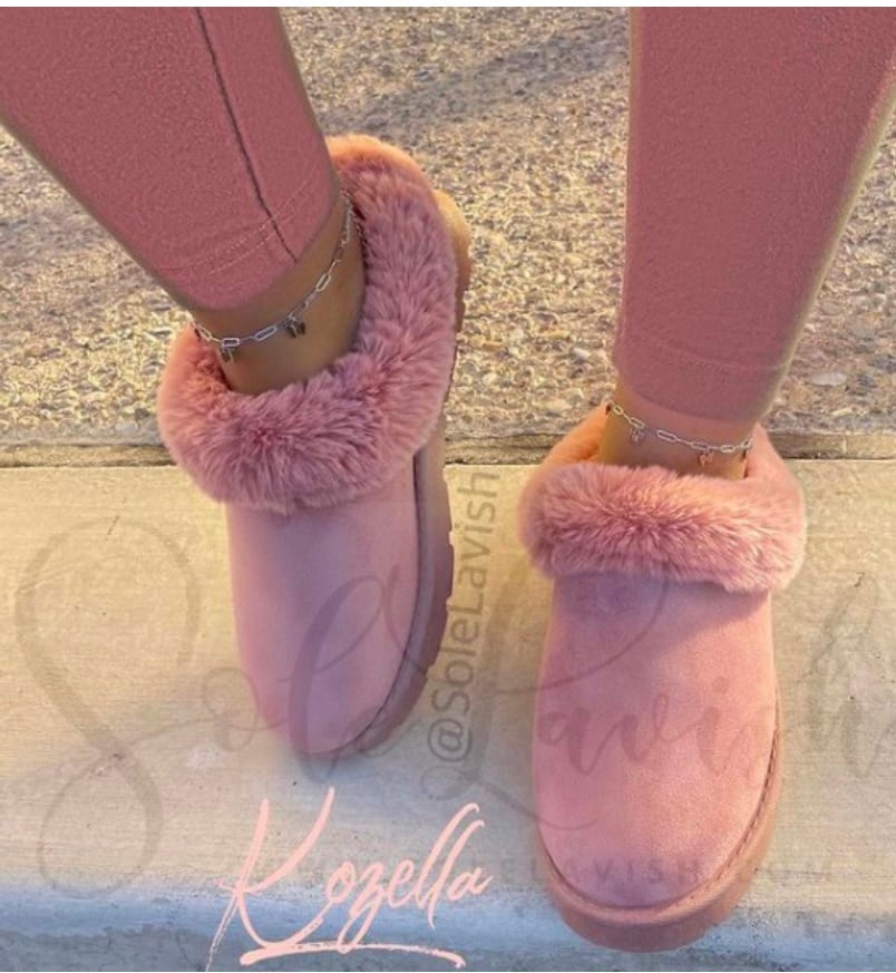 Image of Cynthia Fur Slipper Mules