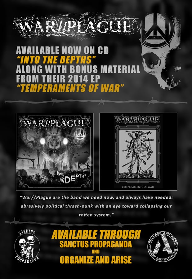 WAR//PLAGUE - Into the Depths CD with bonus tracks