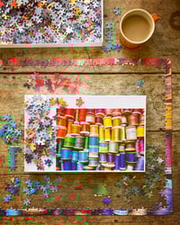 Image 5 of ‘Colourful Cotton Reels’ - 1000 Piece Limited Edition Jigsaw