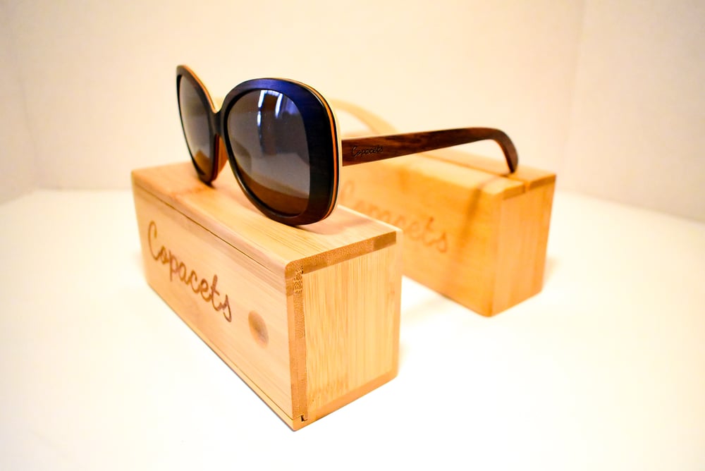 Image of Ebony Oak Sunglass Frame