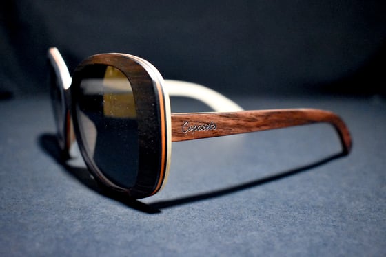 Image of Ebony Oak Sunglass Frame