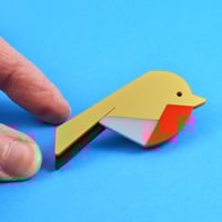Image 3 of Robin Brooch or Necklace