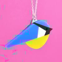 Image 2 of Blue Tit Brooch or Necklace