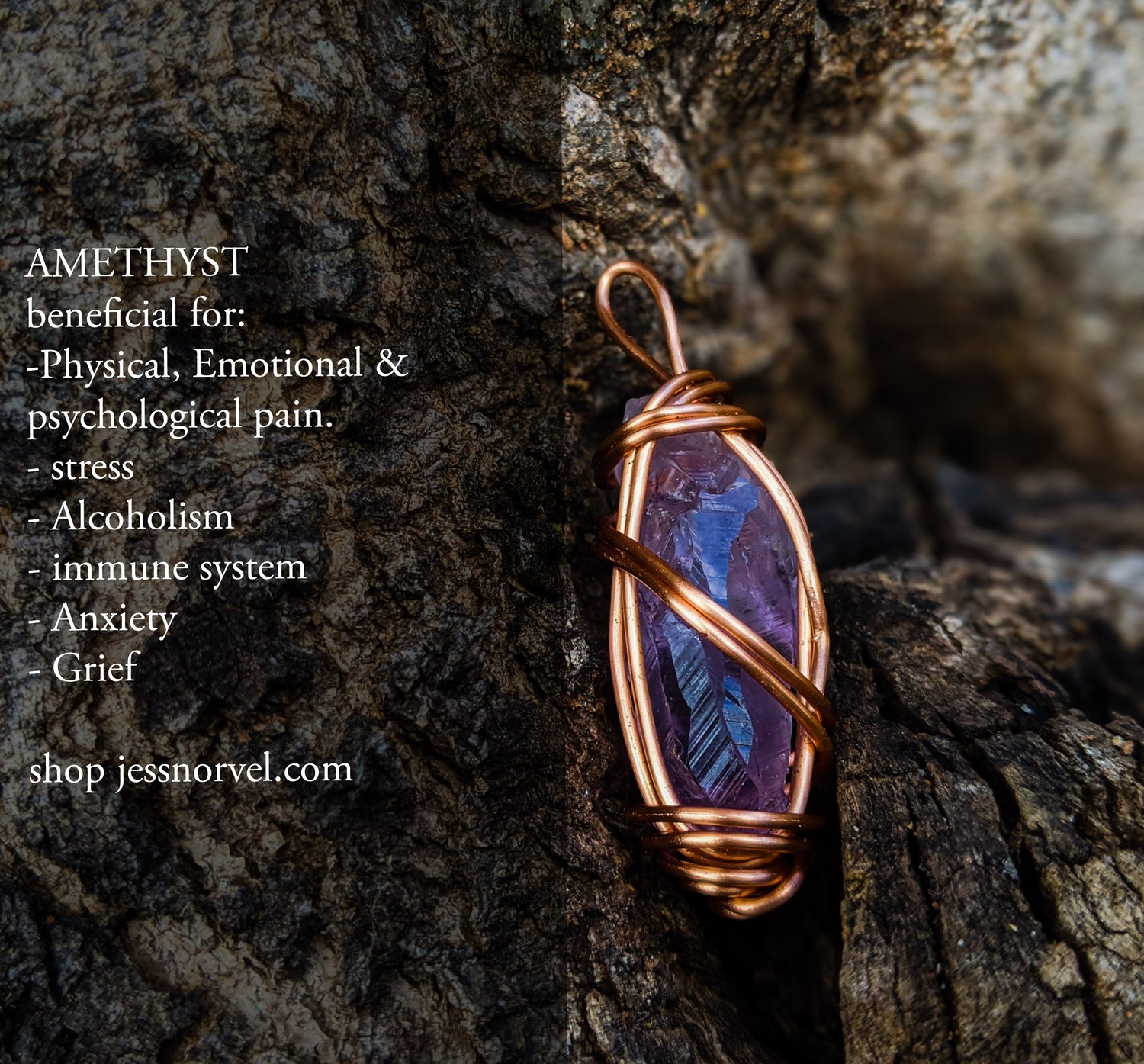 Image of WRAPPED AMETHYST 