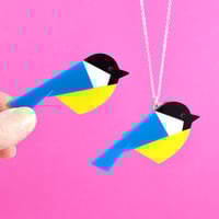 Image 1 of Great Tit Brooch or Necklace