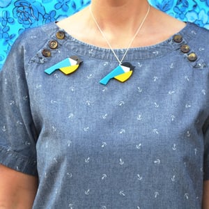 Image of Great Tit Brooch or Necklace