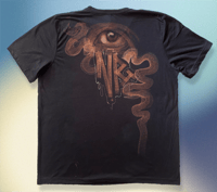Image 2 of “CICADA” CUSTOM BLEACH PAINTED T-SHIRT XL