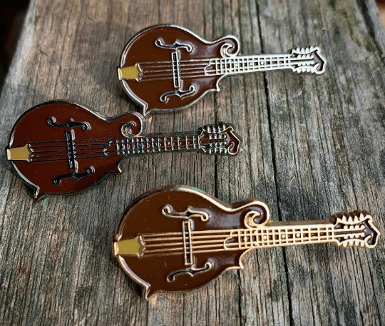 Image of Jamgrass Designs - Mandolin Lapel Pin