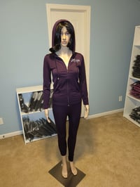 Image 2 of 2 pc. Plum Track Suit