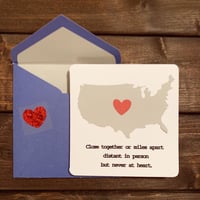 Long Distance Greeting Card