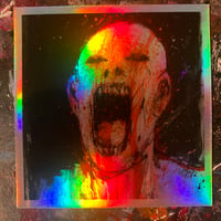 Image 2 of Quiet, holographic sticker