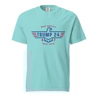 Image 8 of Trump 24 MAGA 47 Unisex Garment-Dyed Heavyweight T-shirt