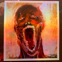 Image 2 of Peaceful scream, holographic sticker