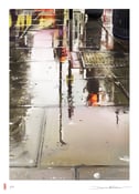 Image of 'London Puddles' - Limited edition signed print