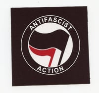 Antifacist Action Antifa Black Lives Matter Anti Trump Canvas Punk Rock Patch