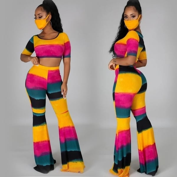 Image of Wide leg pant set
